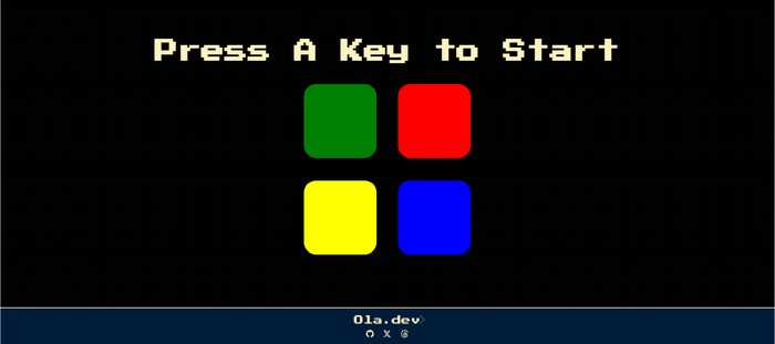 Simon Game app screenshot